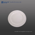 6 Zoll Runde Form Täglich verwendet Günstige Porzellan Custom Dinner Platten, Fine Bone China Kleine weiße Keramikplatten